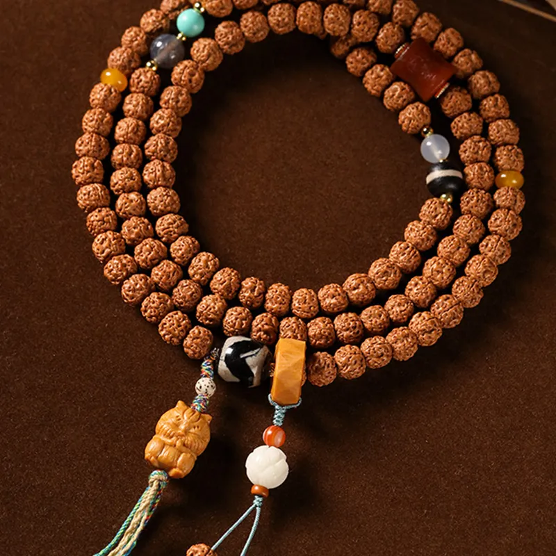 Zhiyi King Kong Bodhi Seeds Bracelets Unisex-4