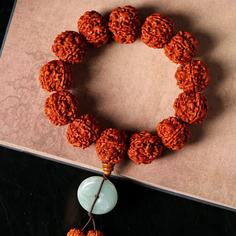 Zhiyi King Kong Bodhi Seeds Bracelets Unisex-5