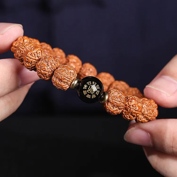 Zhiyi King Kong Bodhi Seeds Bracelets Unisex-5