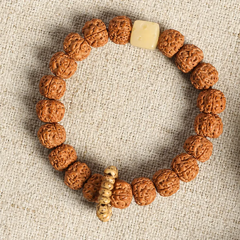 Zhiyi King Kong Bodhi Seeds Bracelets Unisex-3