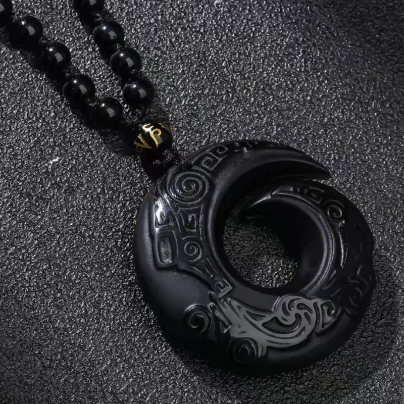 CUIYIN Obsidian Pendants Unisex-8