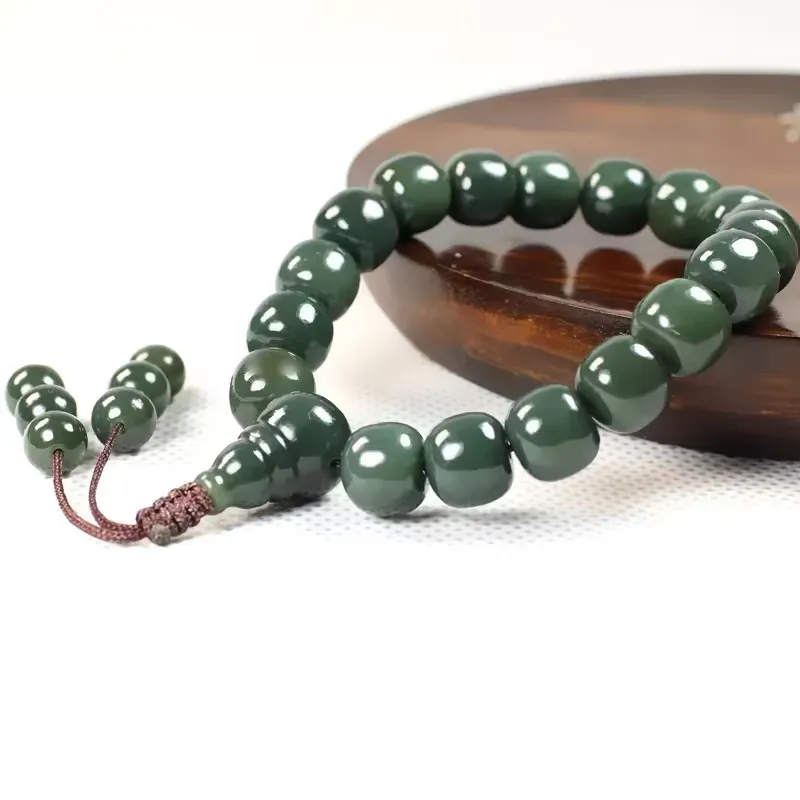 CUIYIN Bracelets Green Jade Unisex-3