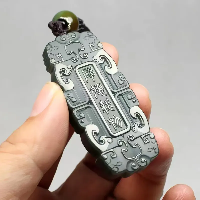 CUIYIN Jade Pendant With Jade Pendant Green Jade Unisex-2