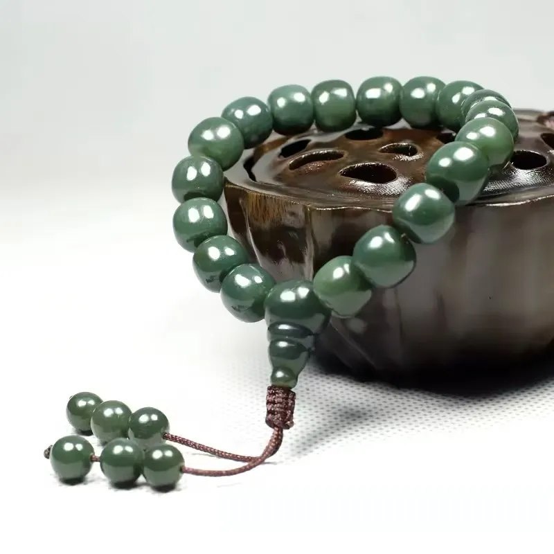 CUIYIN Bracelets Green Jade Unisex-1