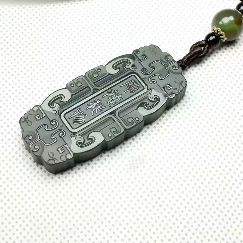 CUIYIN Jade Pendant With Jade Pendant Green Jade Unisex-1