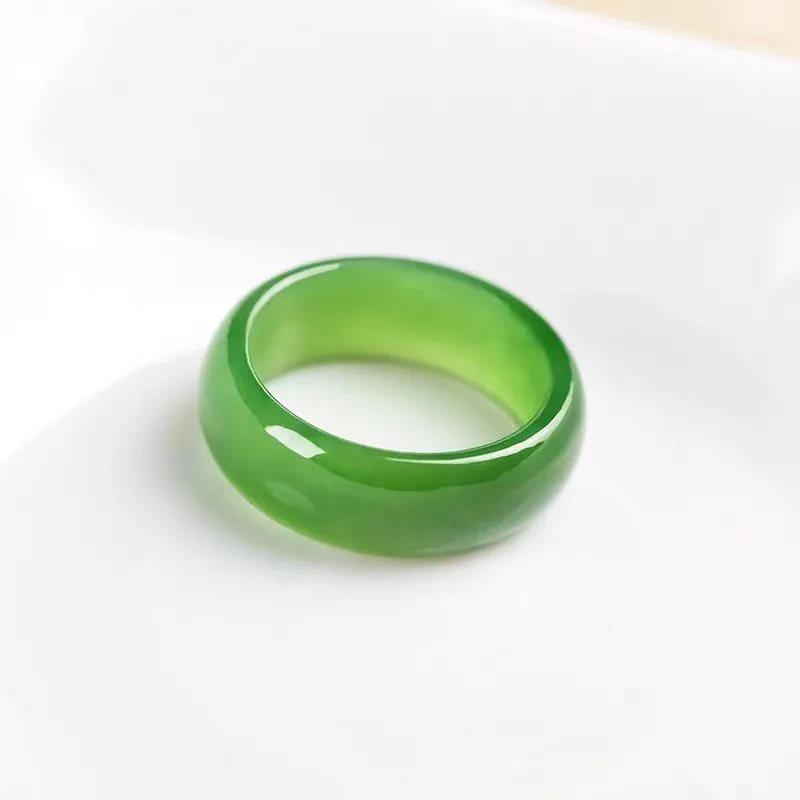 CUIYIN Hetian Jade Rings Jasper Unisex-3