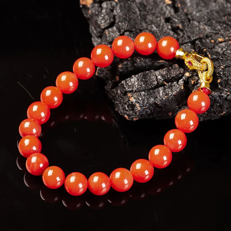 Execute The Blessing Southern Red Agate Bracelets Unisex-2