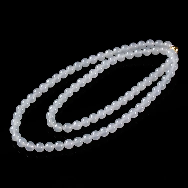 Execute The Blessing Ice Type Jadeite Necklaces Unisex-2