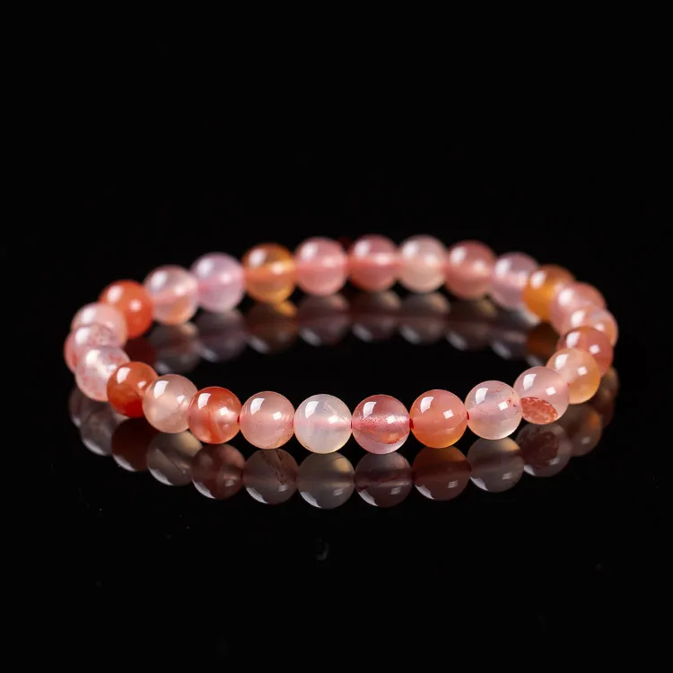 Execute The Blessing Southern Red Agate Bracelets Unisex-2
