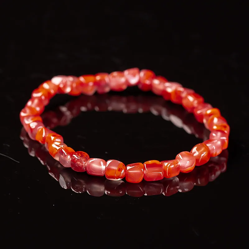 Execute The Blessing Southern Red Agate Bracelets Unisex-1