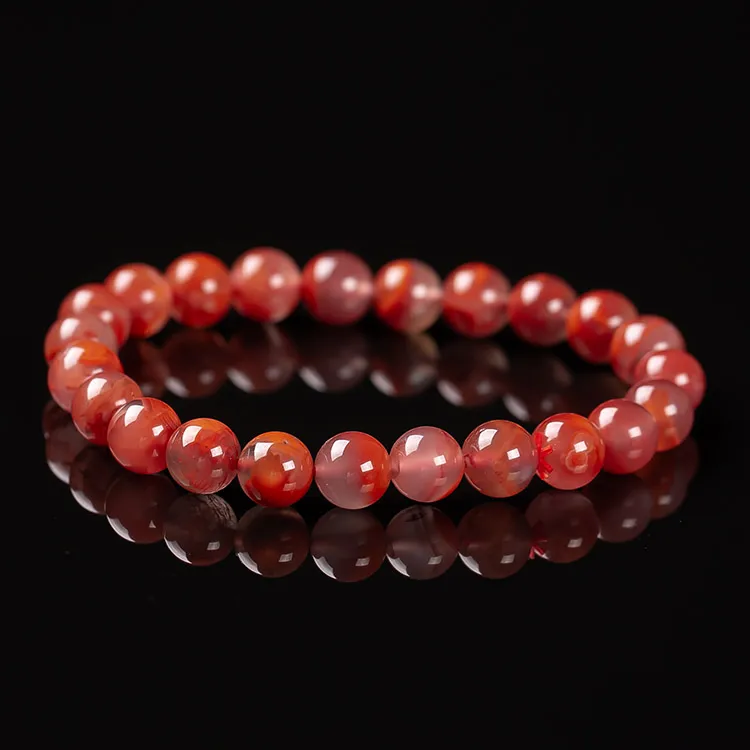 Execute The Blessing Southern Red Agate Fine Jade Bracelets Unisex-1