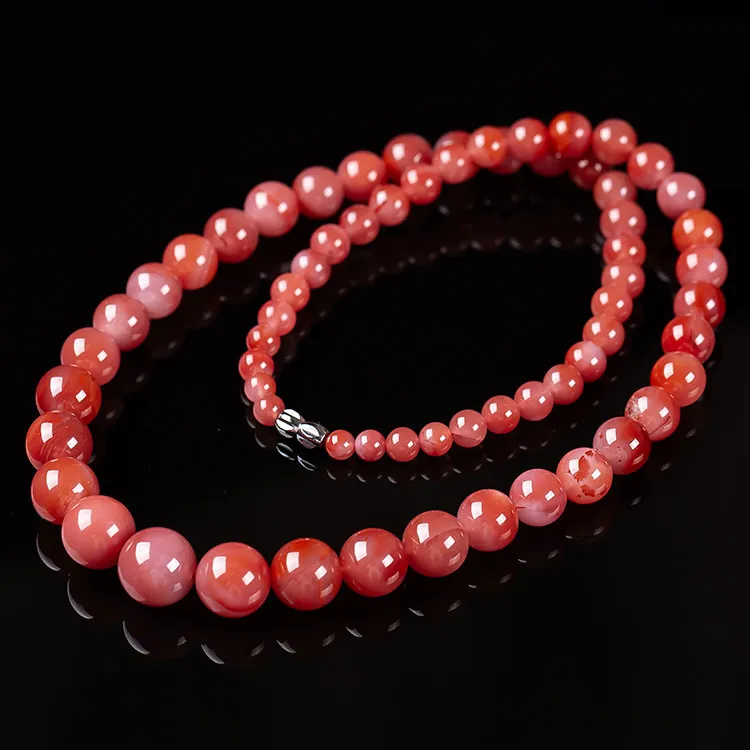 Execute The Blessing South Red Agate Necklaces Unisex-1