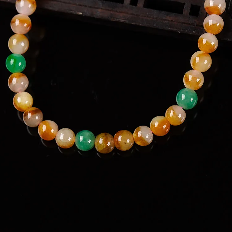 Execute The Blessing Glutinous Jade Jadeite Bracelets Unisex-3