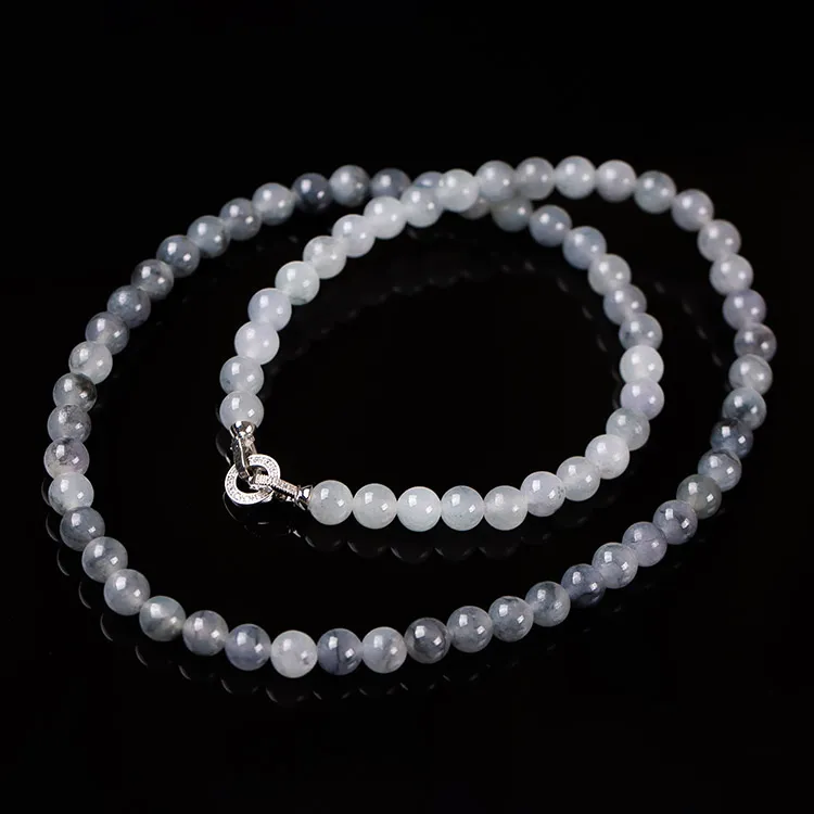 Execute The Blessing Glutinous Jade Jadeite Necklaces Unisex-1