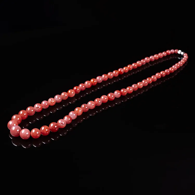 Execute The Blessing South Red Agate Necklaces Unisex-4