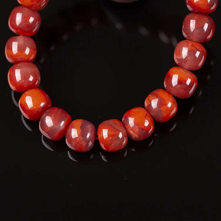 Execute The Blessing Southern Red Agate Bracelets Unisex-3
