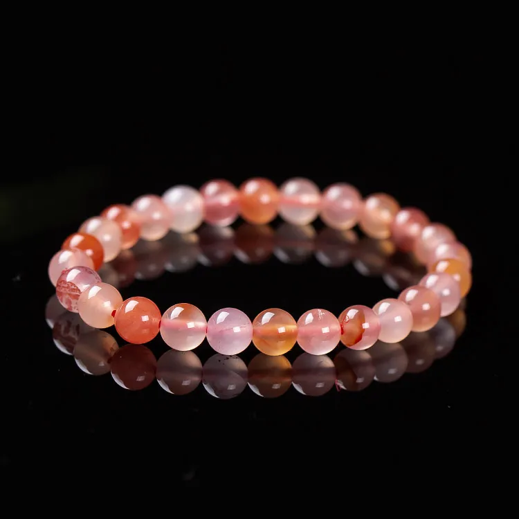 Execute The Blessing Southern Red Agate Bracelets Unisex-1