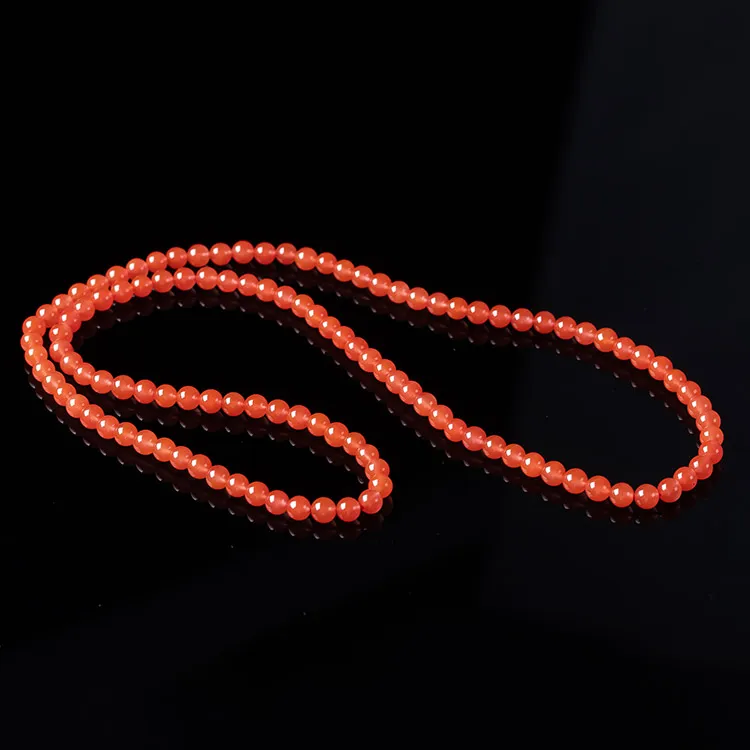Execute The Blessing Southern Red Agate Necklaces Unisex-4