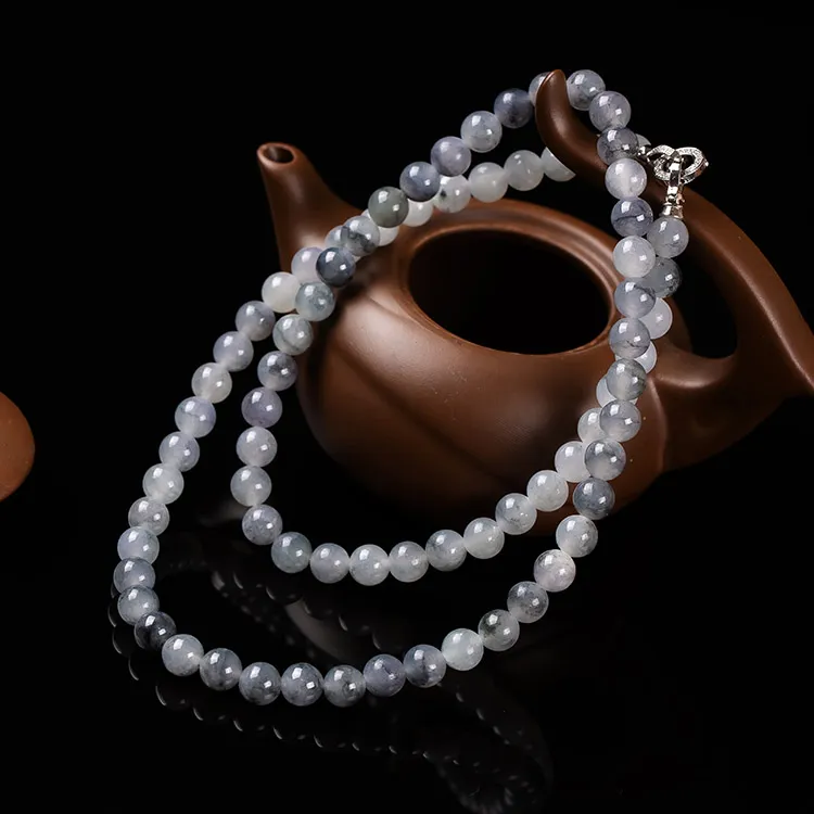 Execute The Blessing Glutinous Jade Jadeite Necklaces Unisex-3