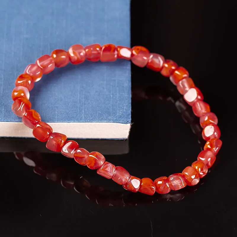 Execute The Blessing Southern Red Agate Bracelets Unisex-2