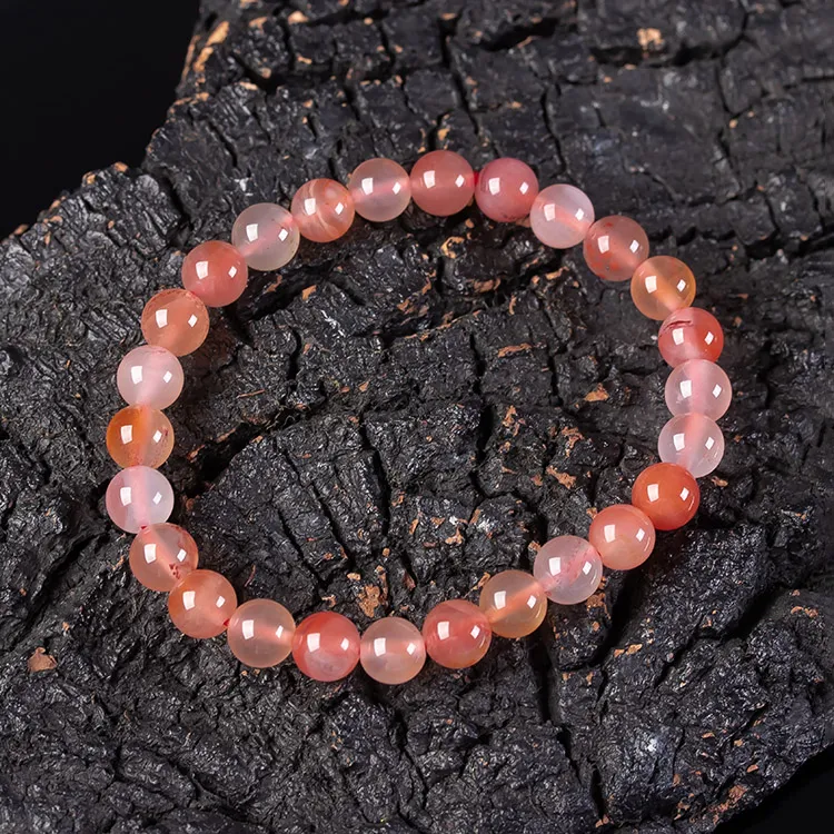Execute The Blessing Southern Red Agate Bracelets Unisex-4