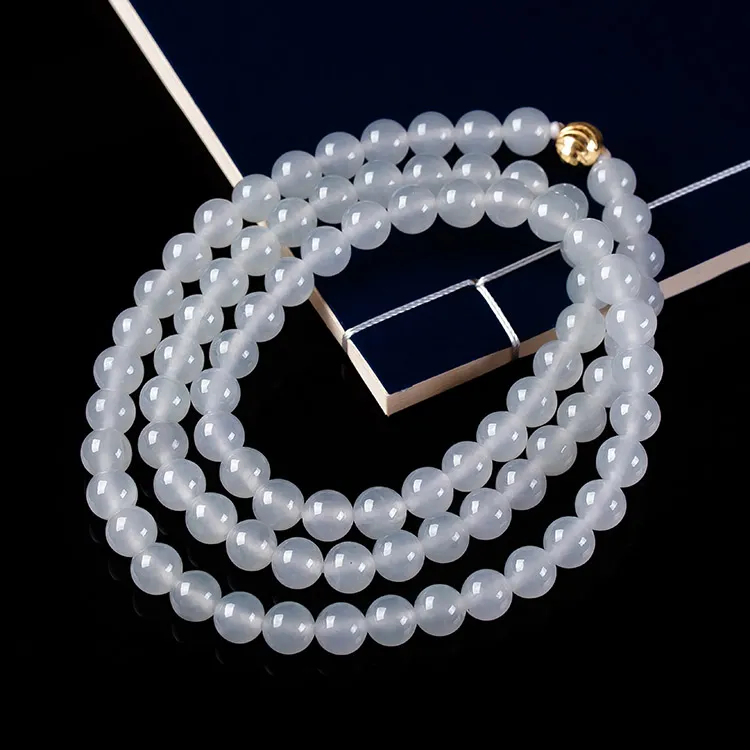 Execute The Blessing Ice Type Jadeite Necklaces Unisex-1