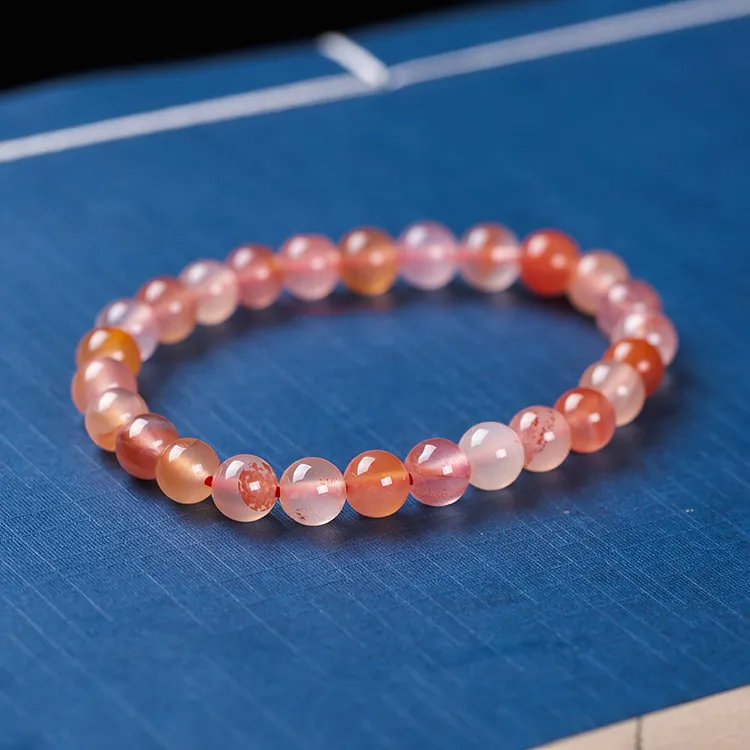 Execute The Blessing Southern Red Agate Bracelets Unisex-5