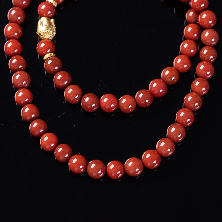 Execute The Blessing Southern Red Agate Necklaces Unisex-3