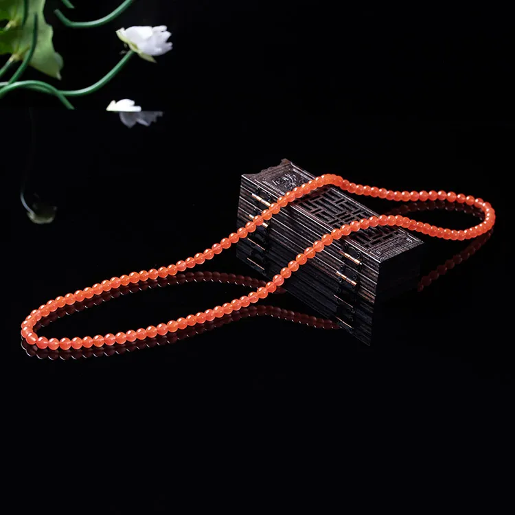 Execute The Blessing Southern Red Agate Necklaces Unisex-3