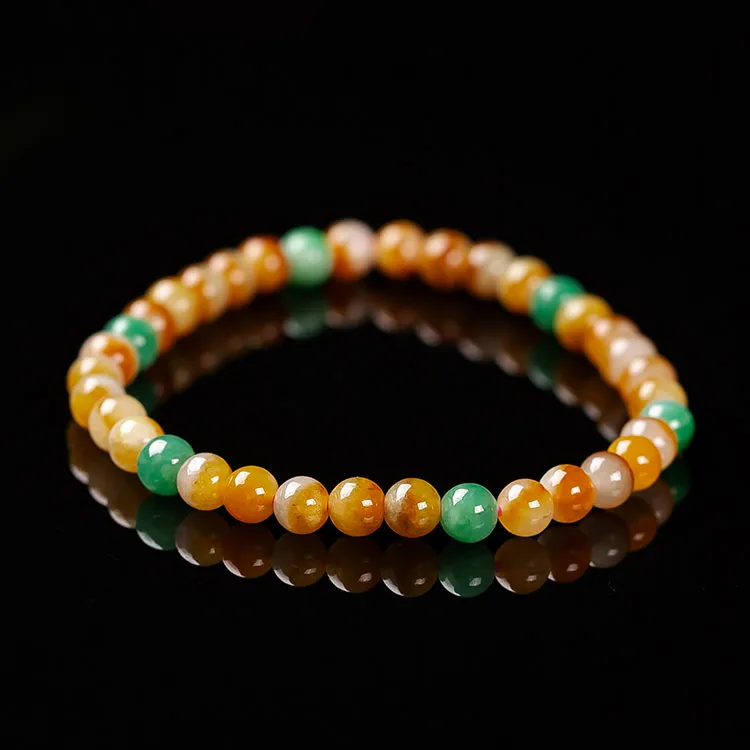 Execute The Blessing Glutinous Jade Jadeite Bracelets Unisex-1