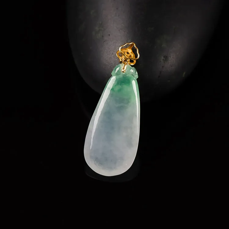 Execute The Blessing Ice Type Jadeite Pendants Unisex-3