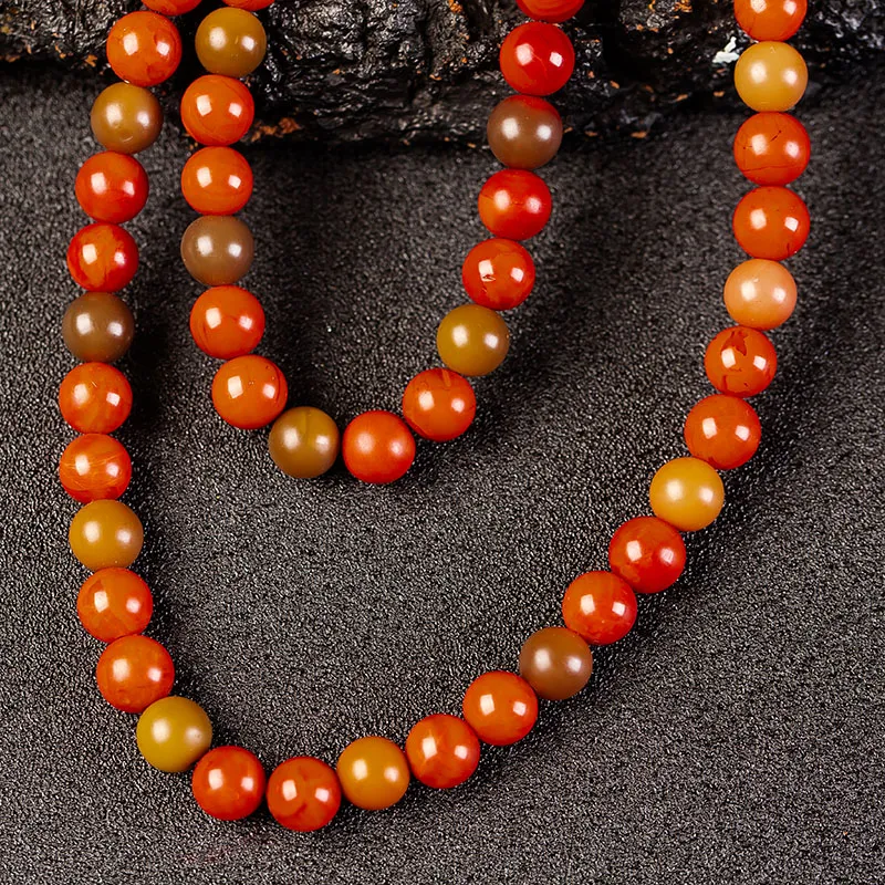 Execute The Blessing Southern Red Agate Necklaces Unisex-3
