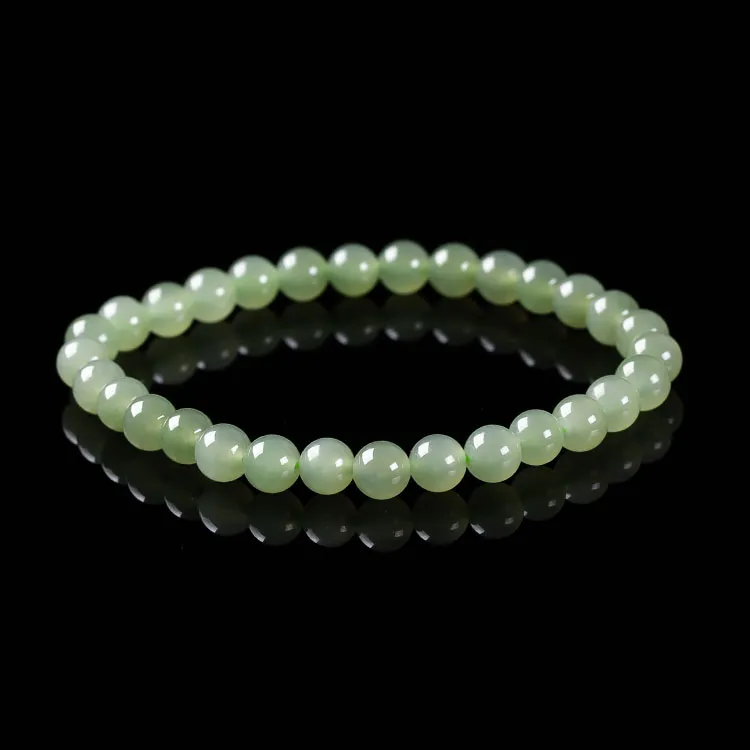Execute The Blessing Hetian Jade Bracelets Green Jade Unisex-4
