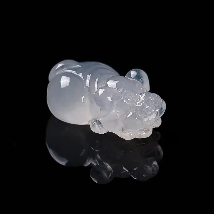 Execute The Blessing Ice Type Jadeite Pendants Unisex-1