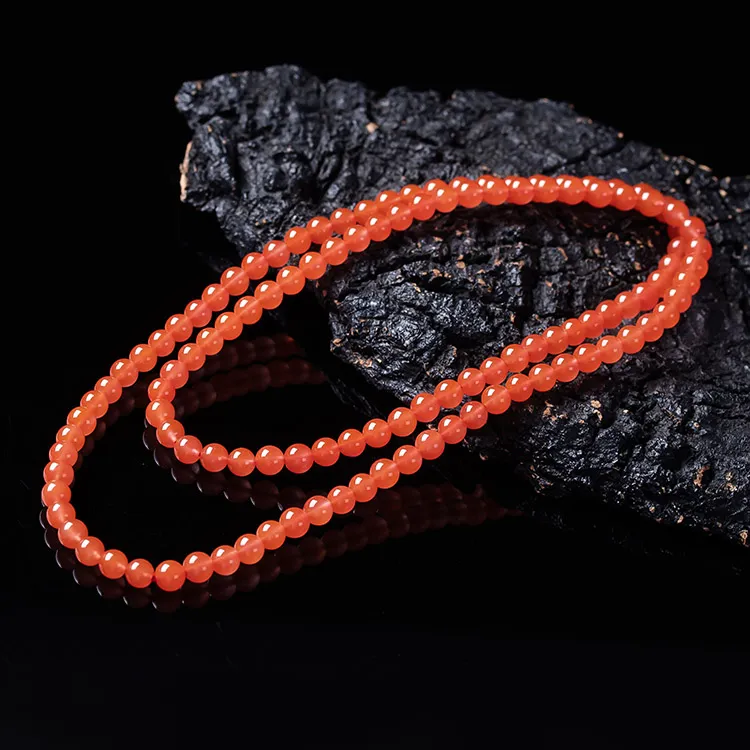 Execute The Blessing Southern Red Agate Necklaces Unisex-1