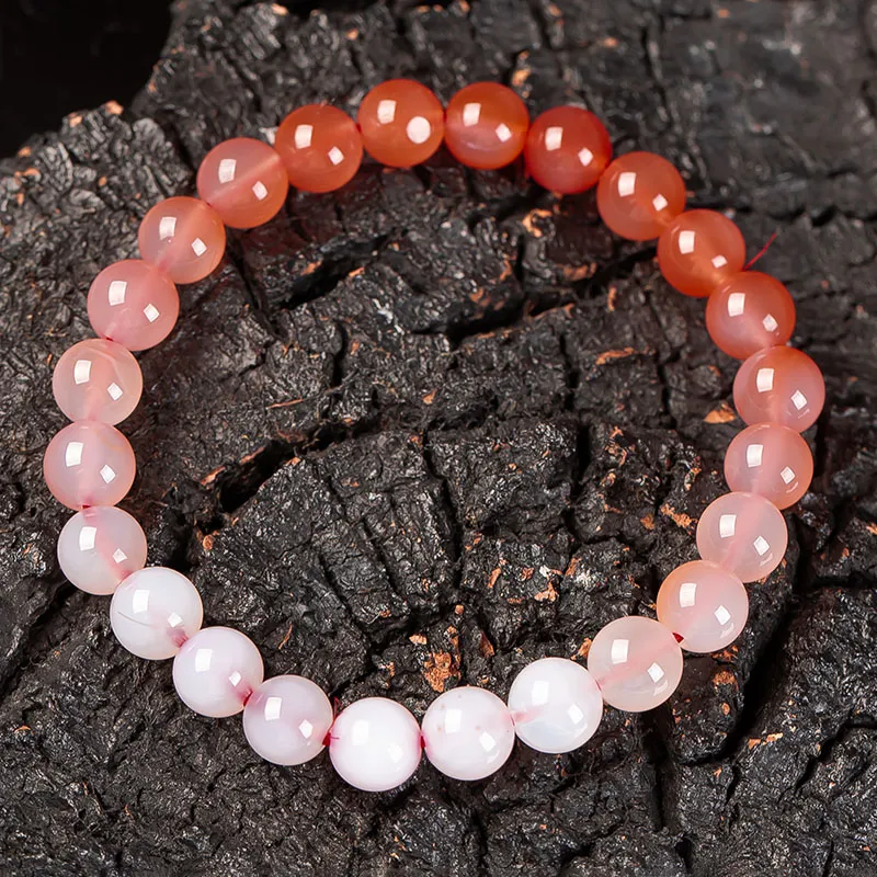 Execute The Blessing Southern Red Agate Jade Bracelets Unisex-2