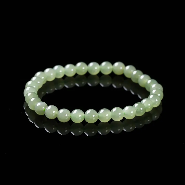 Execute The Blessing Hetian Jade Bracelets Green Jade Unisex-3