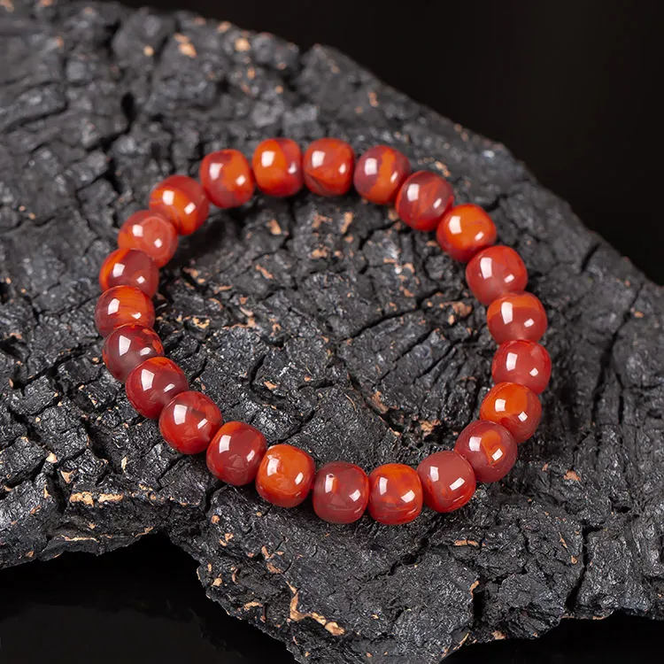 Execute The Blessing Southern Red Agate Bracelets Unisex-1