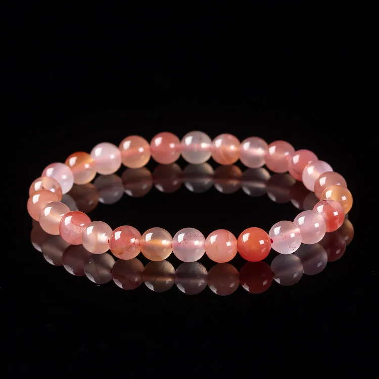 Execute The Blessing Southern Red Agate Bracelets Unisex-1