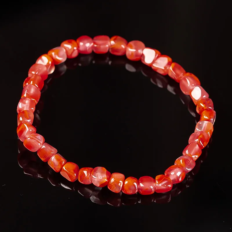Execute The Blessing Southern Red Agate Bracelets Unisex-4