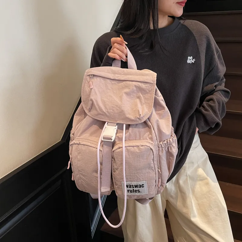 PAIBLOKS Fabric Backpack Unisex Multicolor-13