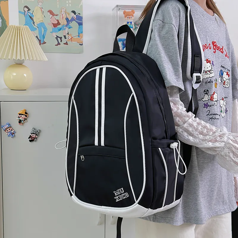 PAIBLOKS Nylon Backpack Unisex Multicolor-23