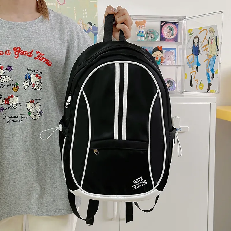 PAIBLOKS Nylon Backpack Unisex Multicolor-24