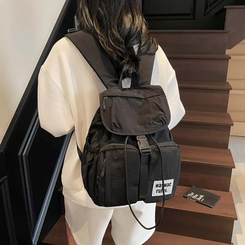 PAIBLOKS Fabric Backpack Unisex Multicolor-22