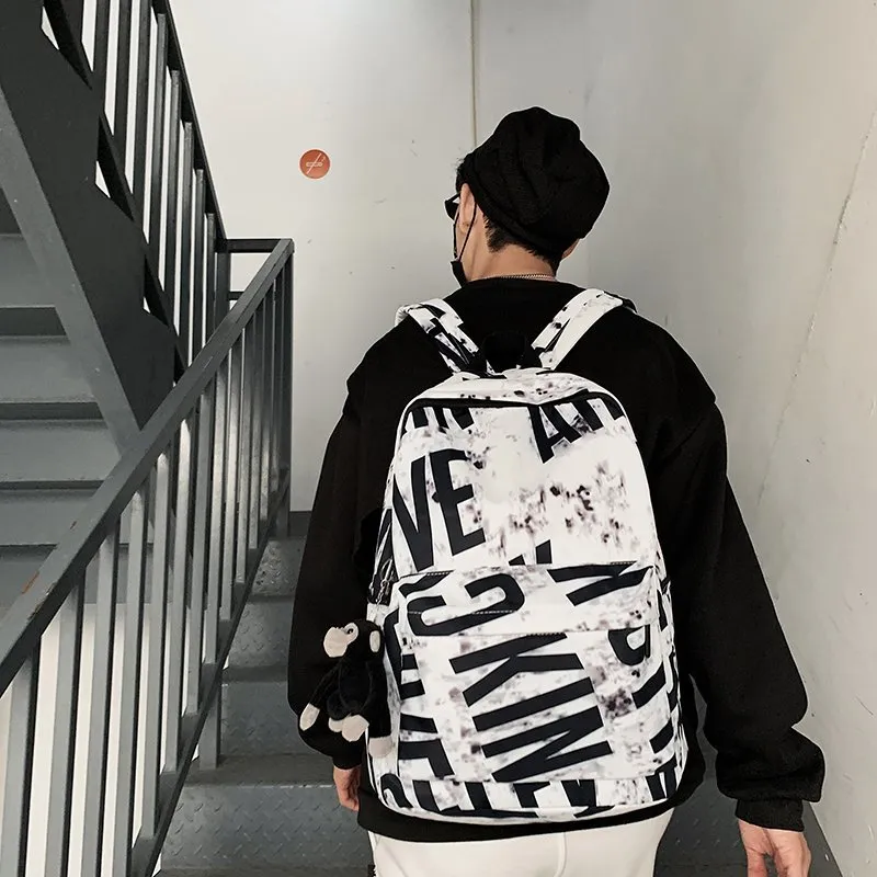 PAIBLOKS Nylon Backpack Unisex Multicolor-11