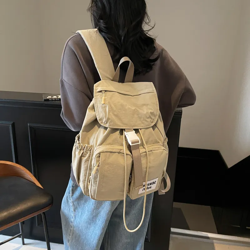 PAIBLOKS Fabric Backpack Unisex Multicolor-33