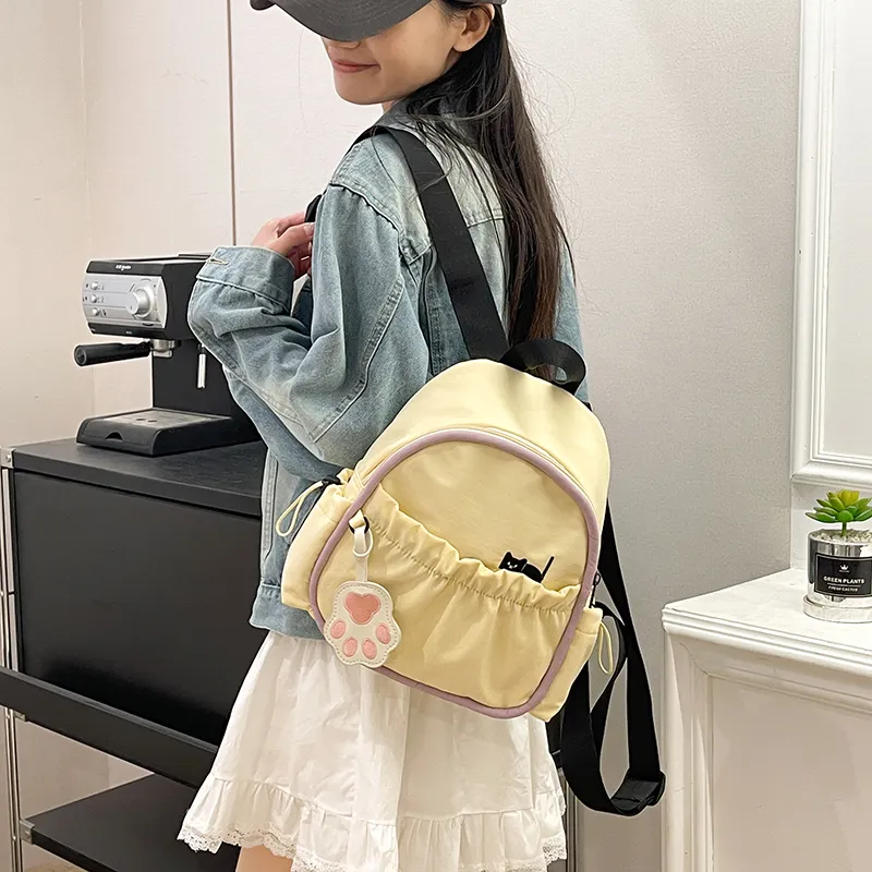 PAIBLOKS Nylon Backpack Mini Unisex Multicolor-10