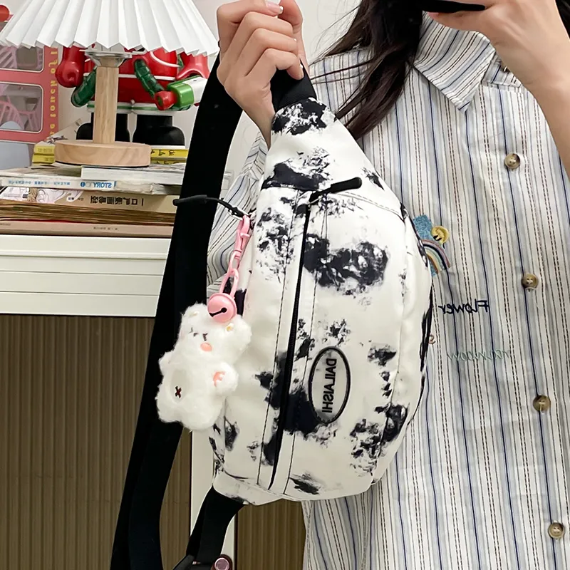 PAIBLOKS Nylon Sling Bag Regular Unisex Multicolor-2