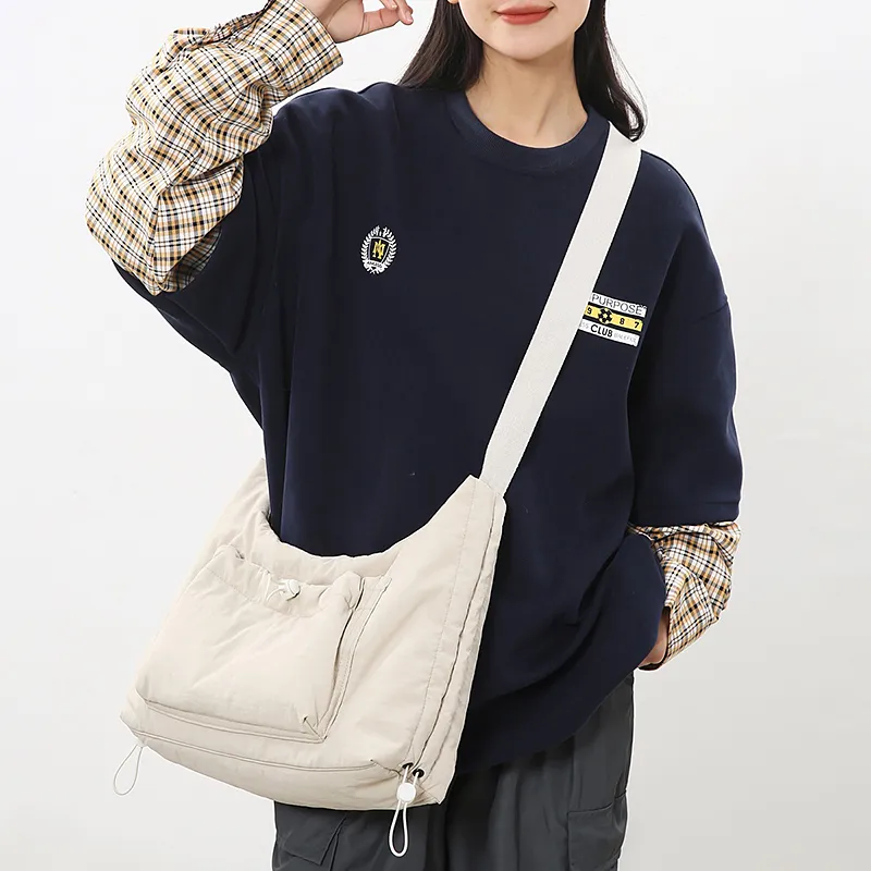 PAIBLOKS Nylon Crossbody Bag Shoulder Bag Unisex Multicolor-7