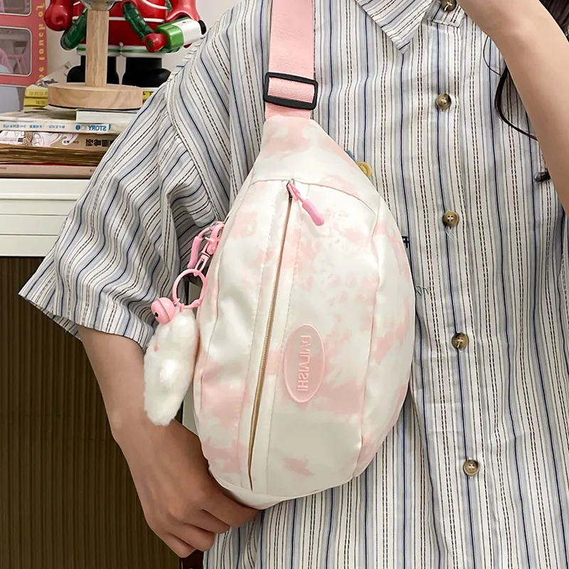PAIBLOKS Nylon Sling Bag Regular Unisex Multicolor-10